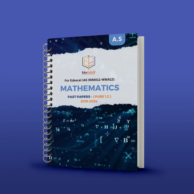 Edexcel A.S Maths (WMA11/WMA12) P.P Pure 1,2 From 19-24.